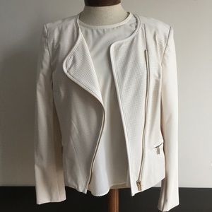 Faux cream colored Jacket